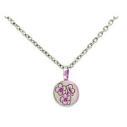 Ti2 Titanium Cherry Blossom Pendant - Pink