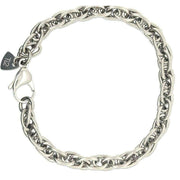 Ti2 Titanium Rope Chain Bracelet - Natural Silver