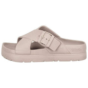 Totes SOLBOUNCE Bounce Cross Front Buckle Sandalen – Taupe Beige