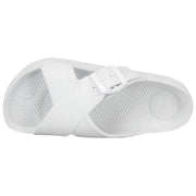 Totes SOLBOUNCE Bounce Cross Front Buckle Sandalen – Weiß