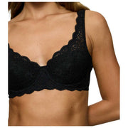 Triumph Amourette gepolsterter Spitzen-BH mit Bügel – Schwarz