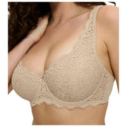 Triumph Amourette gepolsterter Spitzen-BH mit Bügel – Hautbeige