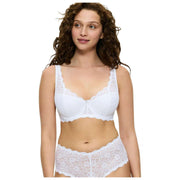 Triumph Amourette gepolsterter Spitzen-BH mit Bügel – Weiß