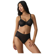 Triumph Signature Transparenter Maxi-Slip – Schwarz