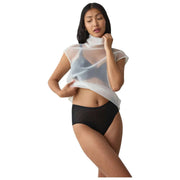 Triumph Signature Transparenter Maxi-Slip – Schwarz