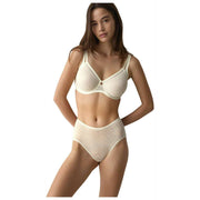 Triumph Signature Transparenter Maxi-Slip – Ecru-Weiß