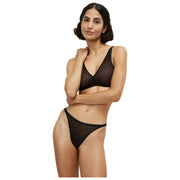 Triumph Signature transparenter BH ohne Bügel – Schwarz