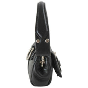 Vivienne Westwood Hazel-Schatztaschenanhänger/Schlüsselanhänger aus geschmeidigem Leder – Schwarz