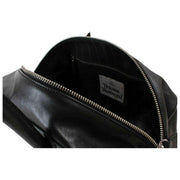 Vivienne Westwood Kleine Reisetasche Shirley aus geschmeidigem Leder – Schwarz