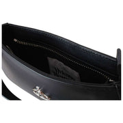 Vivienne Westwood Tasha Smooth Schulter-Handytasche – Schwarz