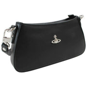 Vivienne Westwood Tasha Smooth Schulter-Handytasche – Schwarz