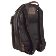 Ashwood Leather Stratford Milled VT Leather Rucksack - Black
