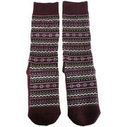 Burlington Holiday Homepad Socks - Burgundy