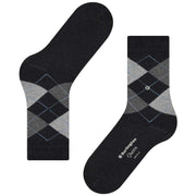 Burlington Queen Socks - Oil Mel Grey