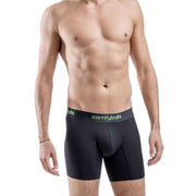 Comfyballs Performance Long Boxer - Charcoal/Viper Green