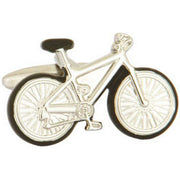 David Van Hagen Bicycle Cufflinks - Silver