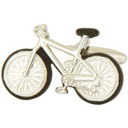 David Van Hagen Bicycle Cufflinks - Silver