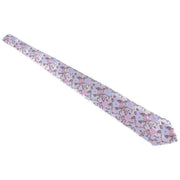 David Van Hagen Floral Tie - Pale Lilac