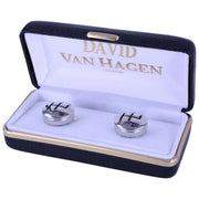 David Van Hagen Gear Lever Button Covers - Black/Silver