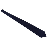 David Van Hagen Ribbed Squares Pin Dot Tie - Navy