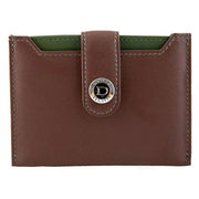 Dents Eden Security Card Holder - English Tan/Olive