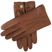 Dents Garstone Deerskin Leather Gloves - Bark Brown