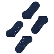 Esprit Mesh Dot 2 Pack Sneaker Socks - Marine Navy