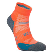 Hilly Supreme Anklet Med Socks - Neon Candy/Grey Marl