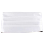 Knightsbridge Neckwear Bow Tie and Cummerbund Set - White