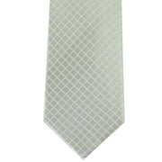 Knightsbridge Neckwear Check Tie and Pocket Square set - Green