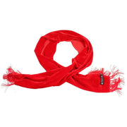 Knightsbridge Neckwear Velvet Scarf - Red