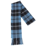 Locharron of Scotland Ramsay Ancient Lambswool Scarf - Blue/Black/White