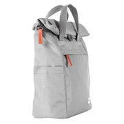 Roka Finchley A Small Sustainable Canvas Backpack - Stormy Grey